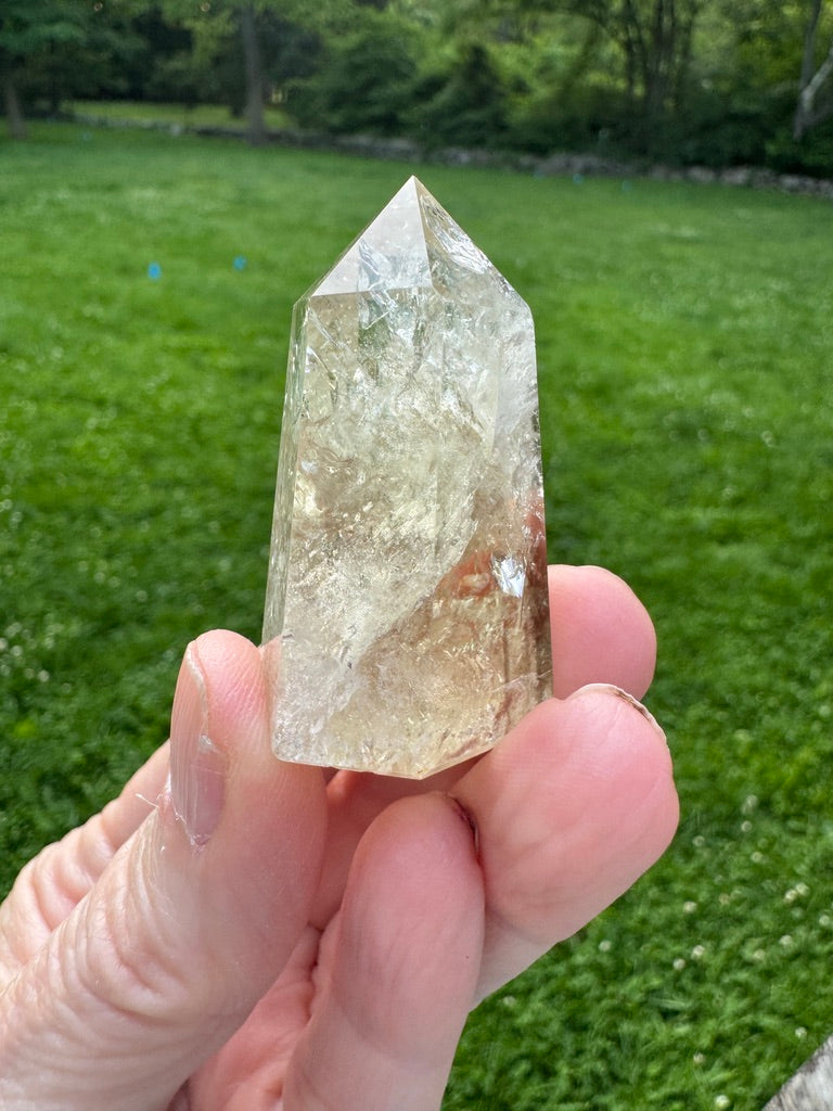 RAINBOW CITRINE PYRAMID: Grounded Success & Joy