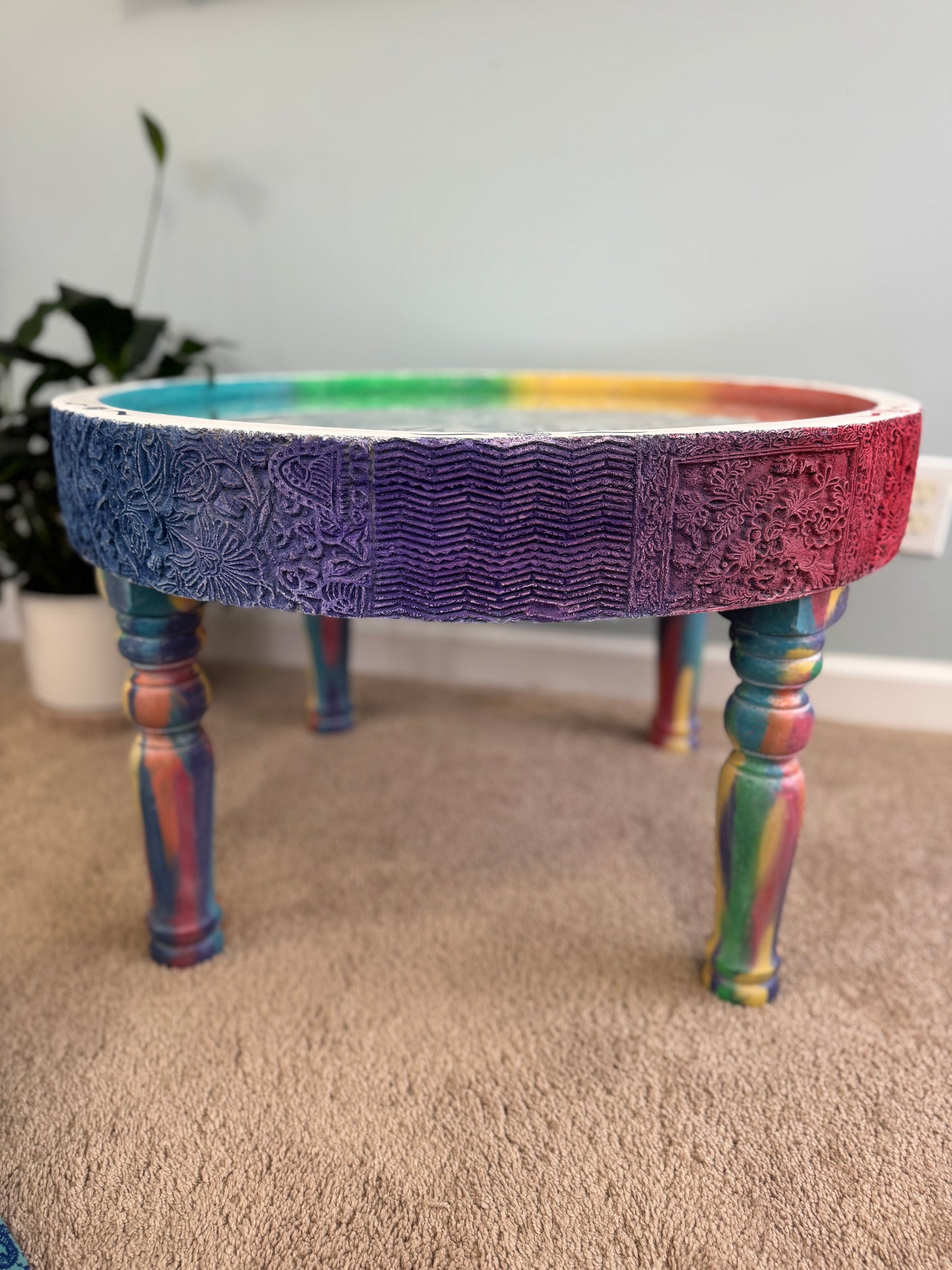 Rainbow Chakra Table/Altar
