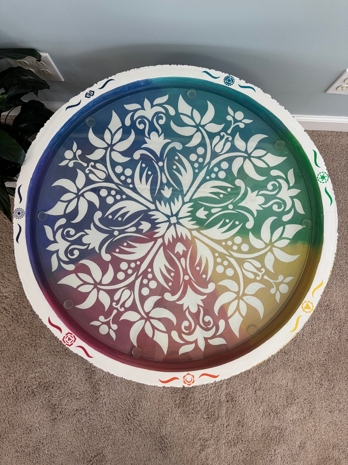 Chakra Table Altar, top