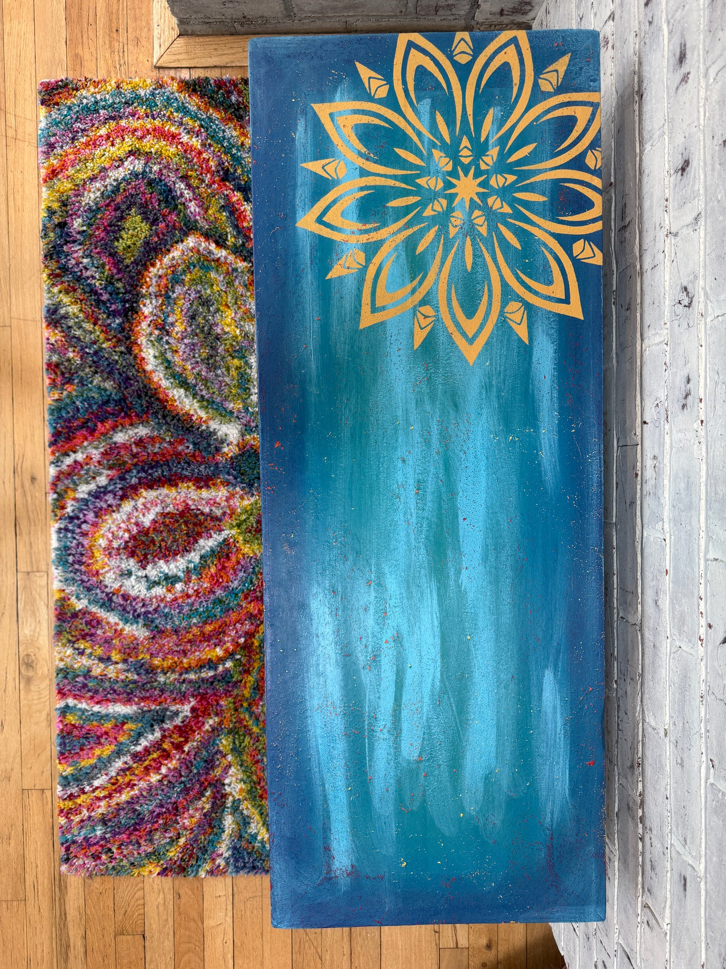 Hand Painted Chinese Cabinet, top