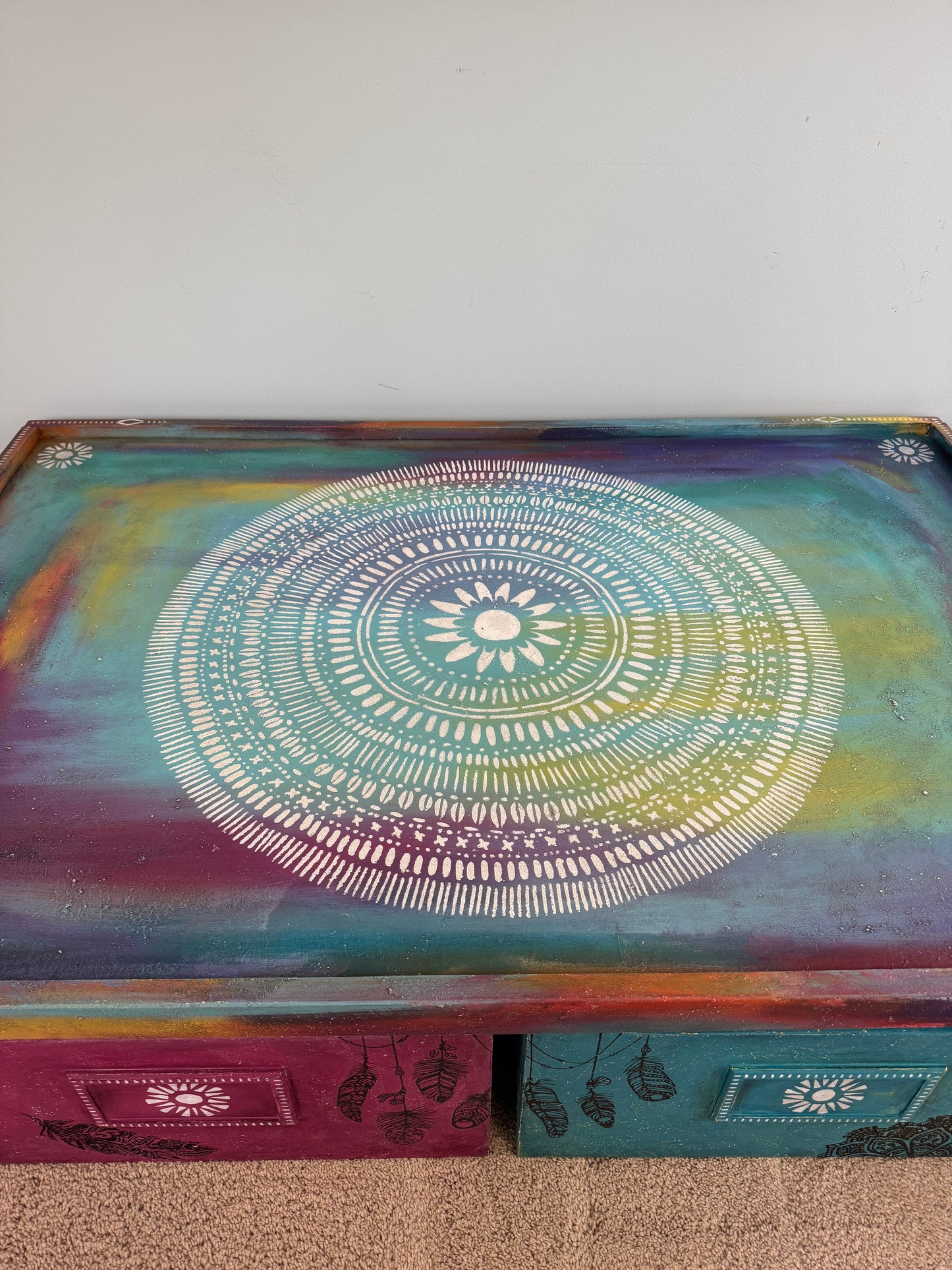 Boho Coffee Table, top