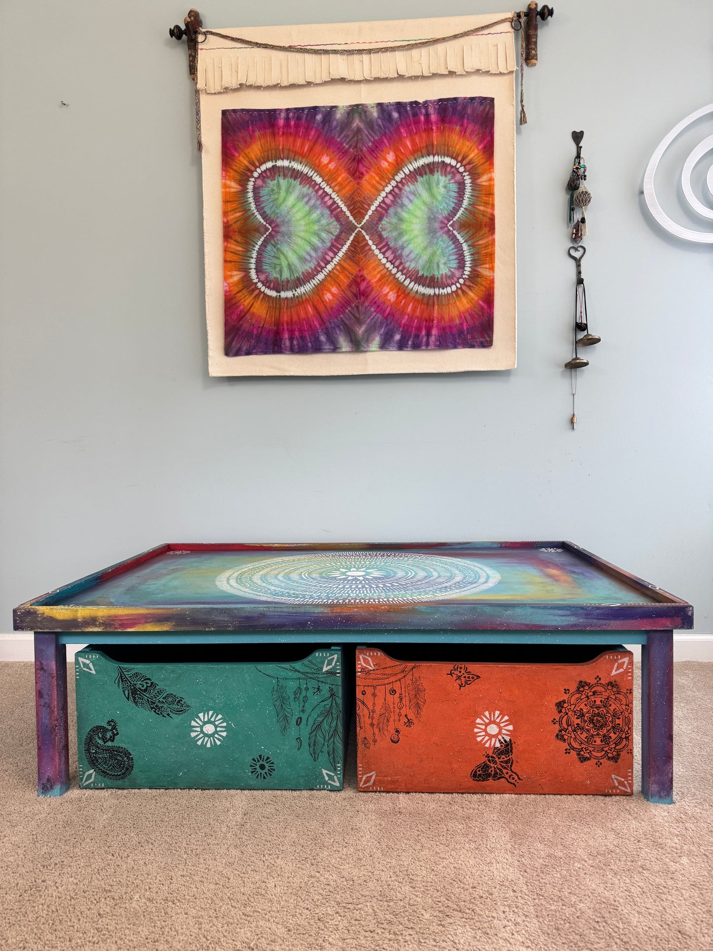 Boho Coffee Table, back