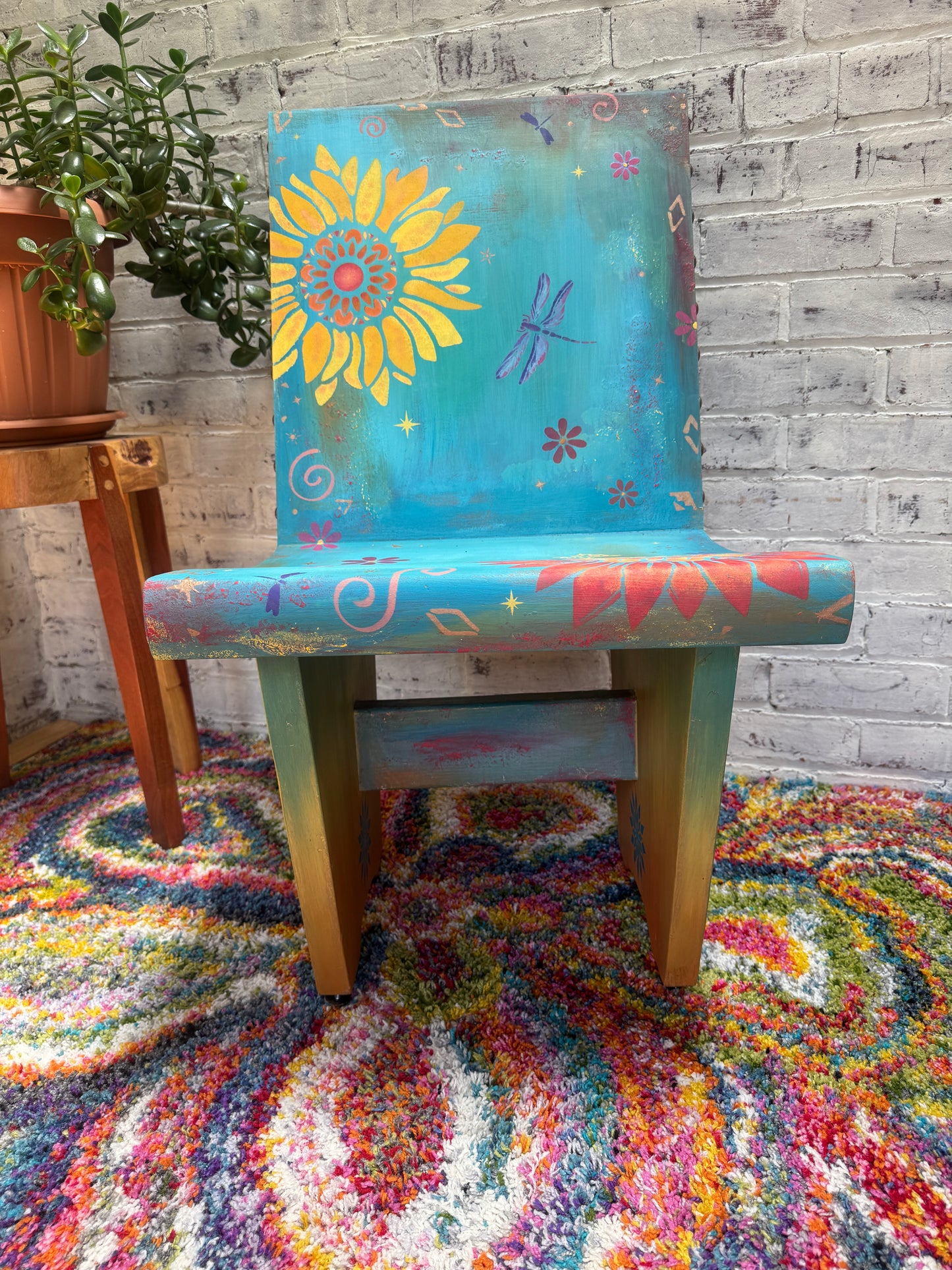 Joyful Boho Chair, front