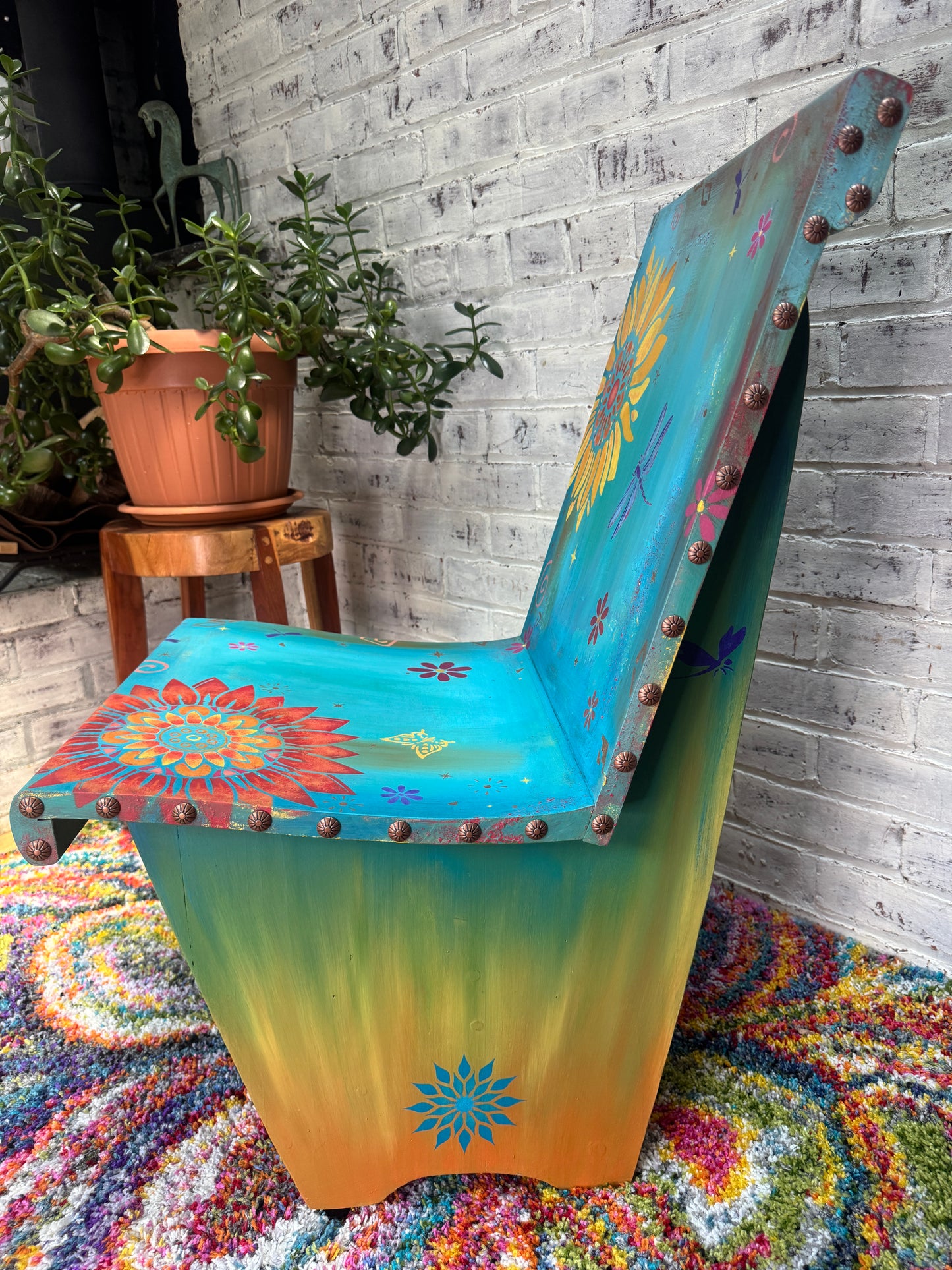 Joyful Boho Chair, left side