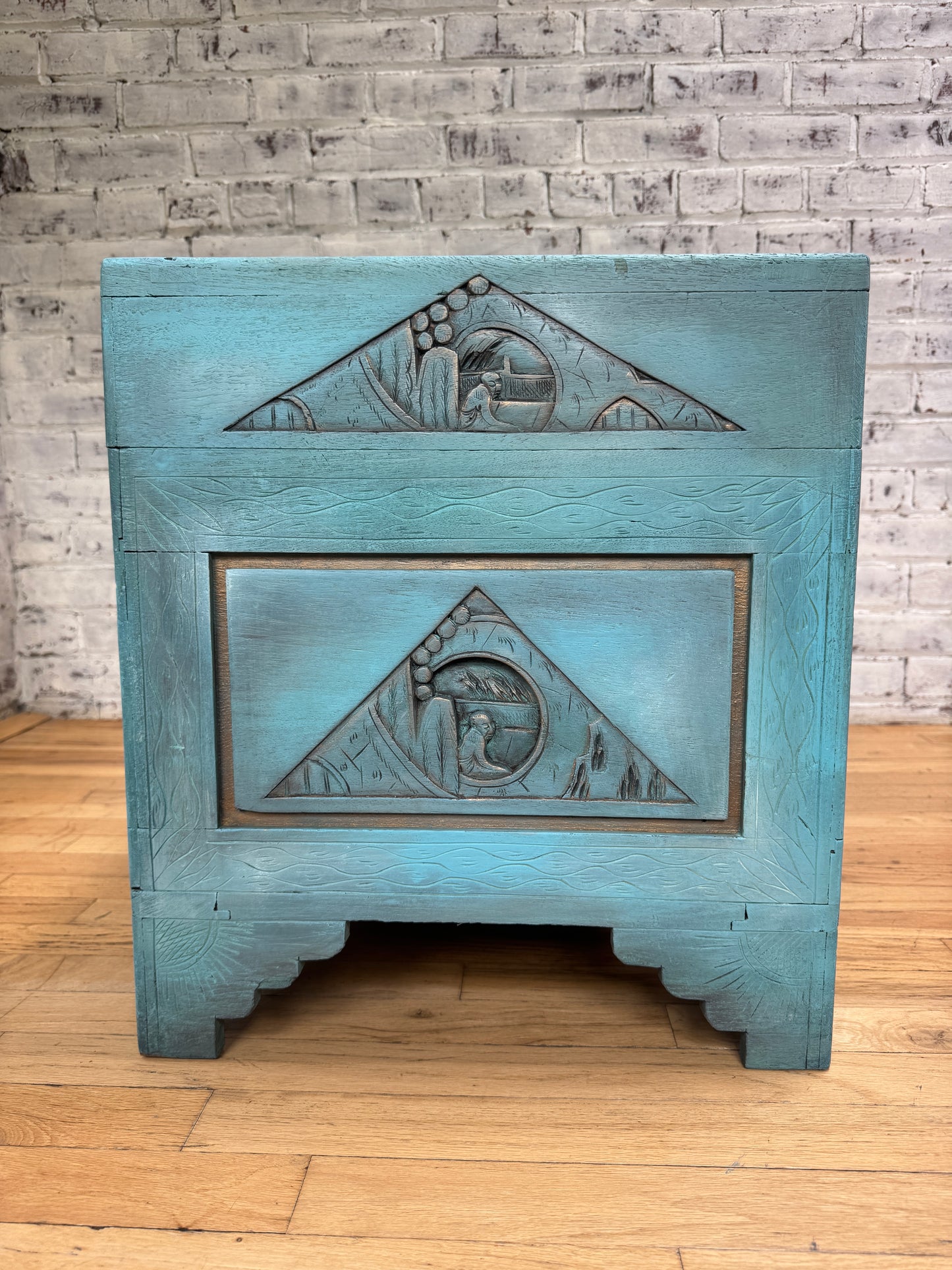 Chinese Camphor Trunk, left
