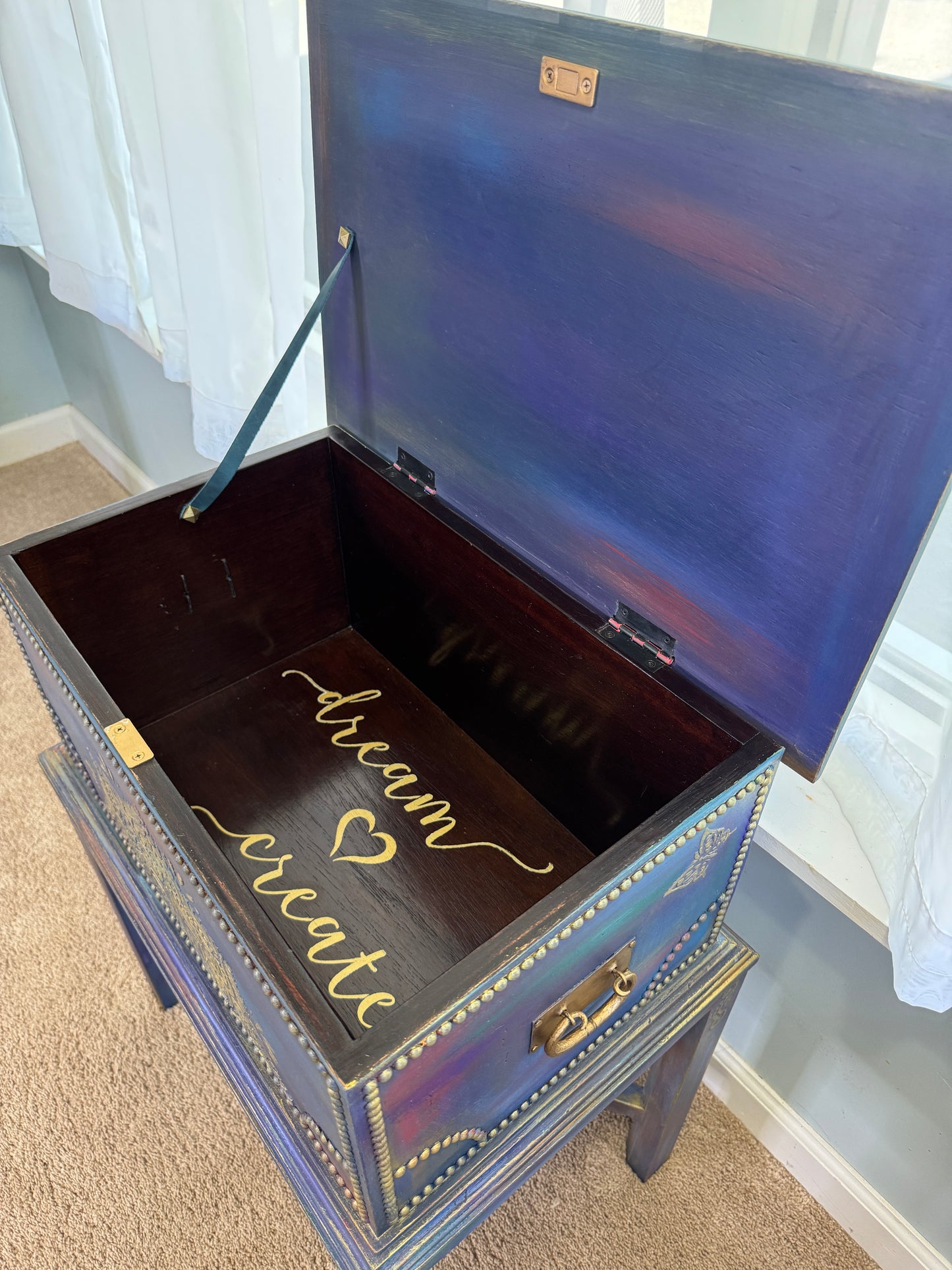 manifesting chest, inside