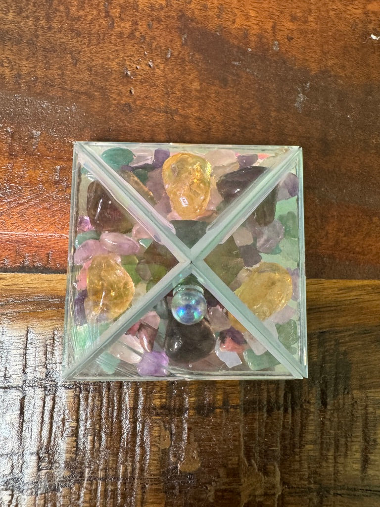 SMOKEY CITRINE PYRAMID: Manifest Grounded Joy!