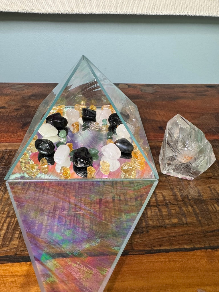 TITANIUM PHANTOM PYRAMID: Ignite Abundance & Harmony!