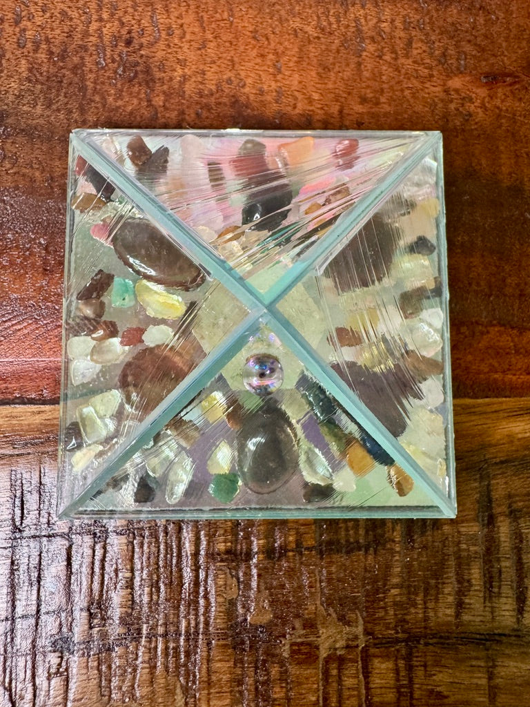 RAINBOW CITRINE PYRAMID: Grounded Success & Joy