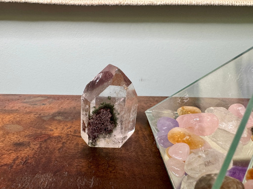 GREEN PHANTOM PYRAMID: Rainbow Inclusions for Inner Peace & Loving Harmony!