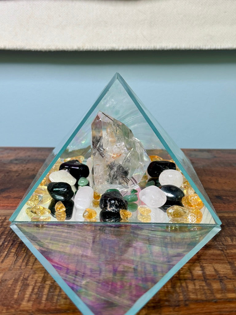 TITANIUM PHANTOM PYRAMID: Ignite Abundance & Harmony!