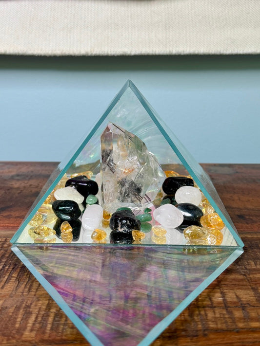 TITANIUM PHANTOM PYRAMID: Ignite Abundance & Harmony!