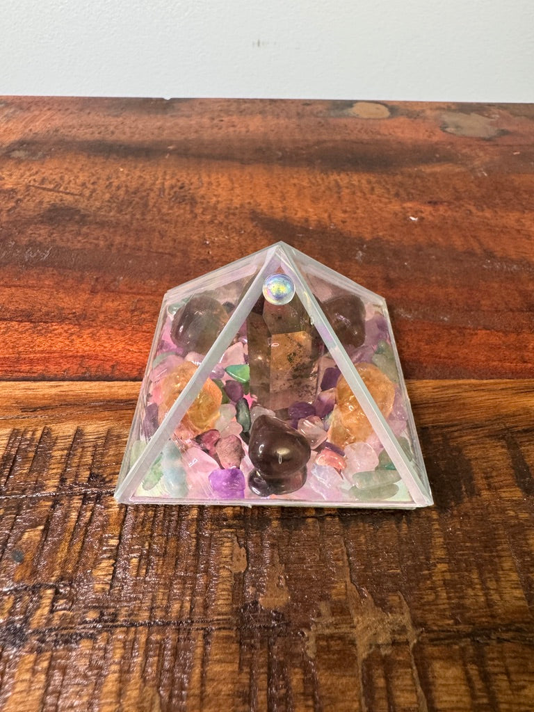 SMOKEY CITRINE PYRAMID: Manifest Grounded Joy!