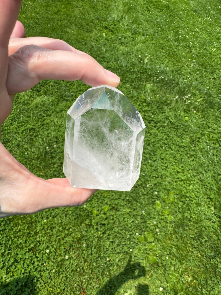 CHAKRA CRYSTAL PYRAMID: Manifest Dreams with this 6” Crystal Beauty!