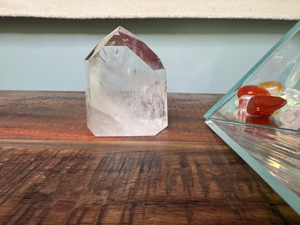 CHAKRA CRYSTAL PYRAMID: Manifest Dreams with this 6” Crystal Beauty!