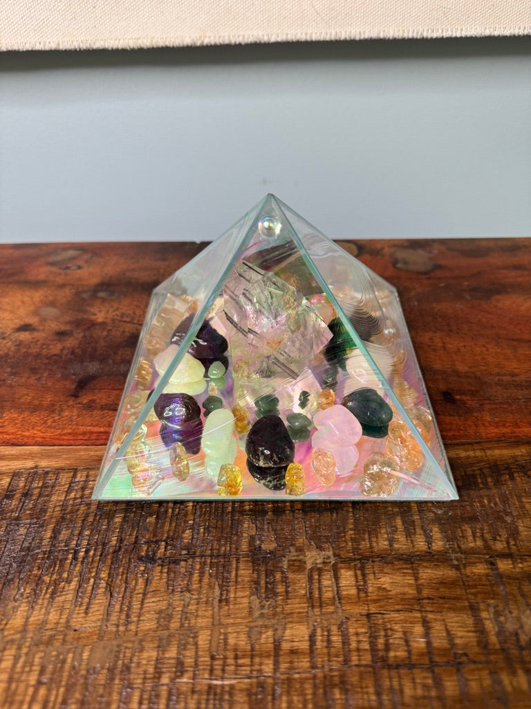 TITANIUM PHANTOM PYRAMID: Ignite Abundance & Harmony!