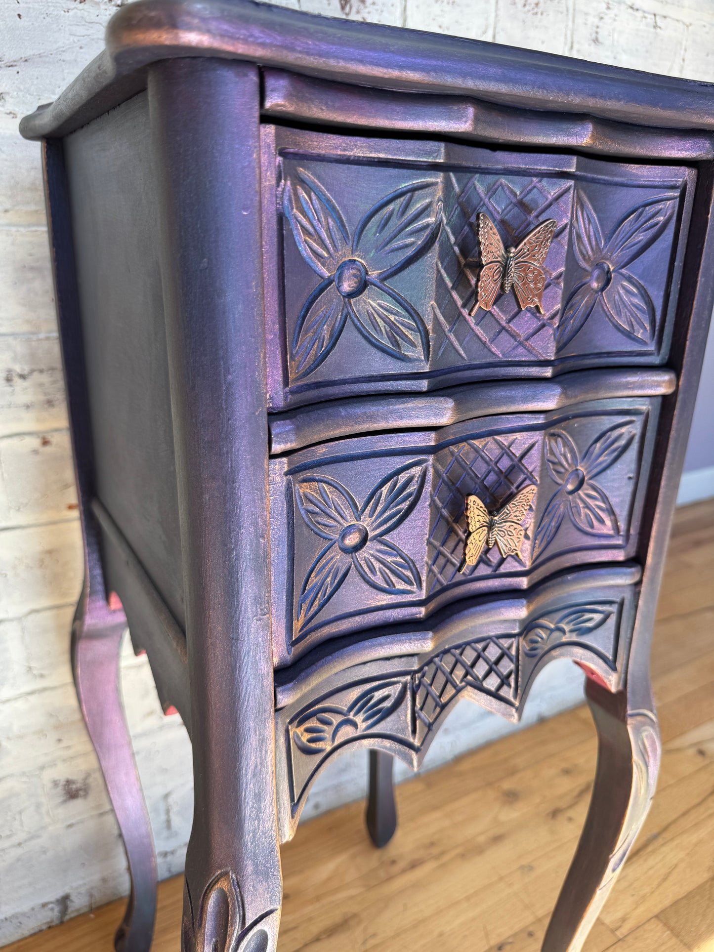 Butterfly Magic Color-Shifting Side Table