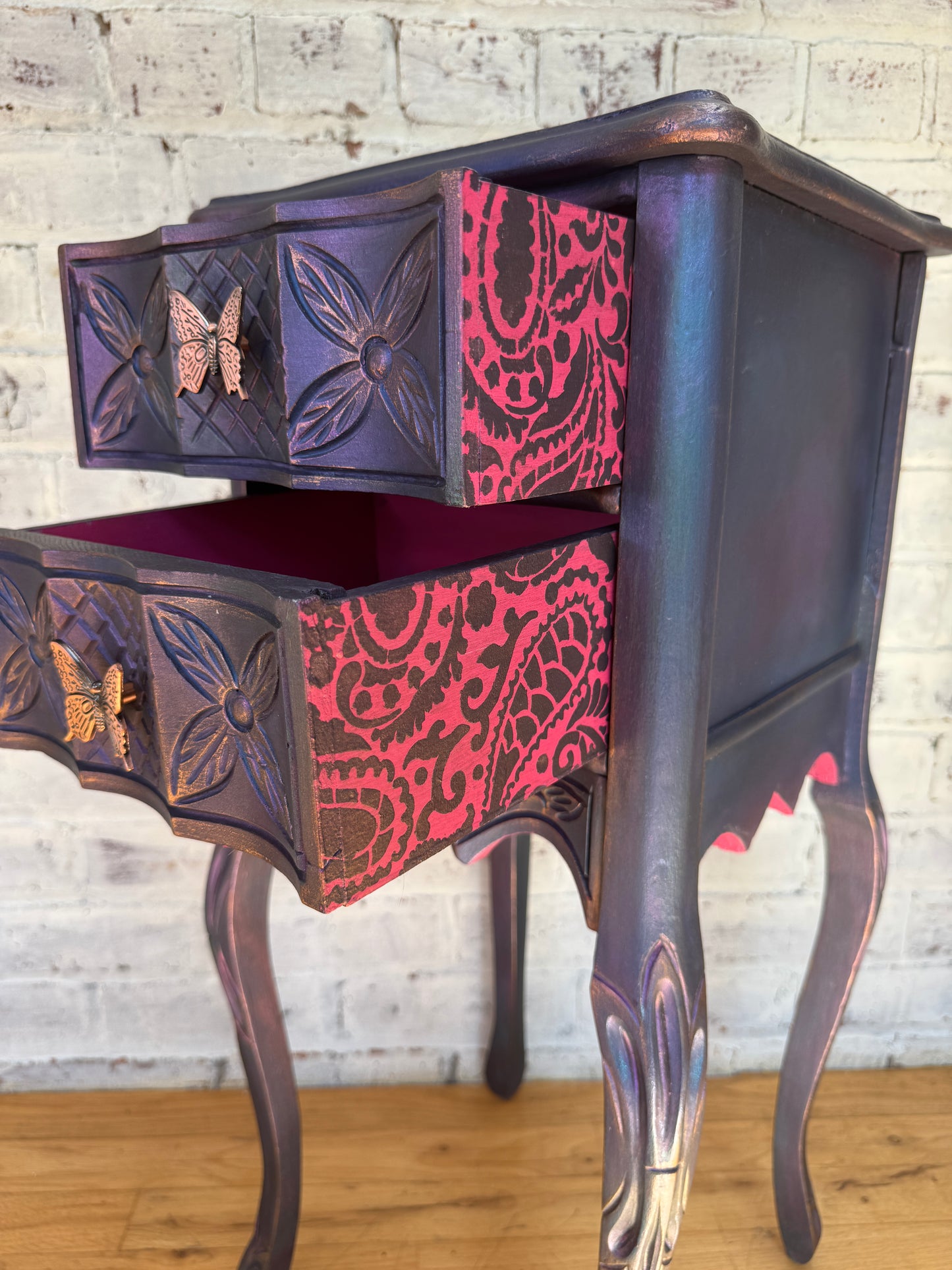 Butterfly Magic Color-Shifting Side Table