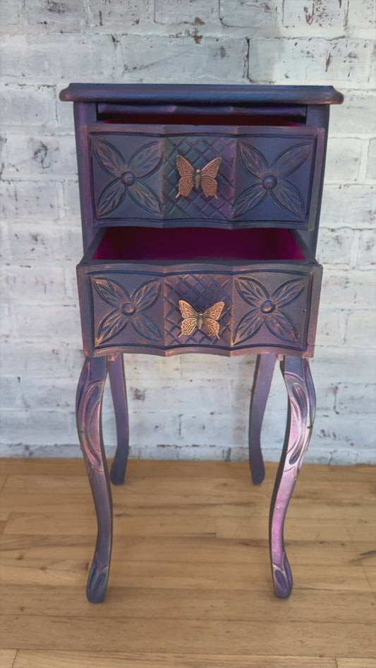 Butterfly Magic Color-Shifting Side Table